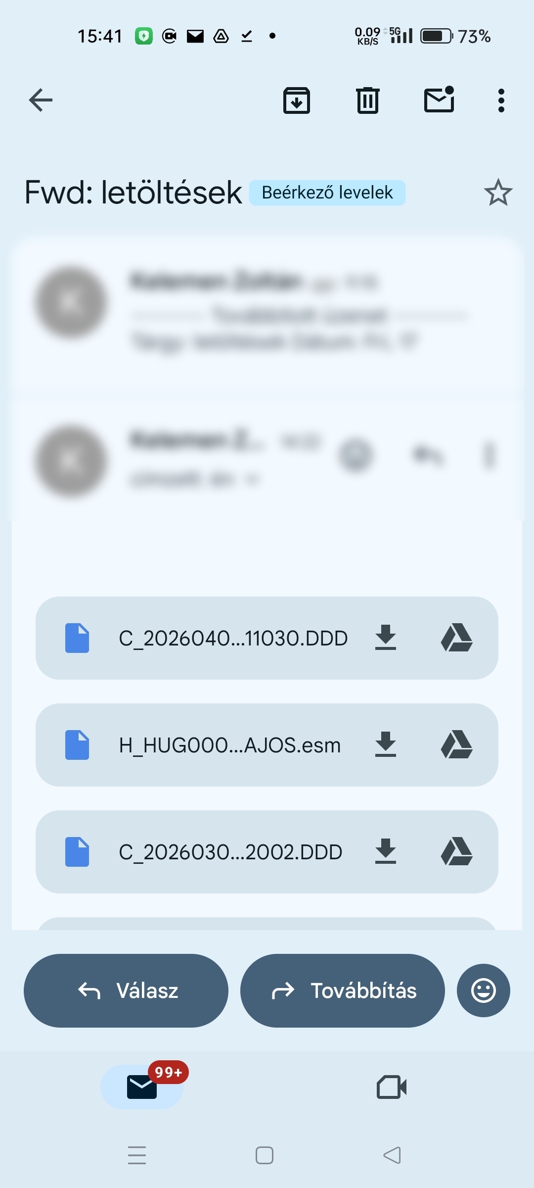 Tacho Solve hivatalos átvétel képernyő